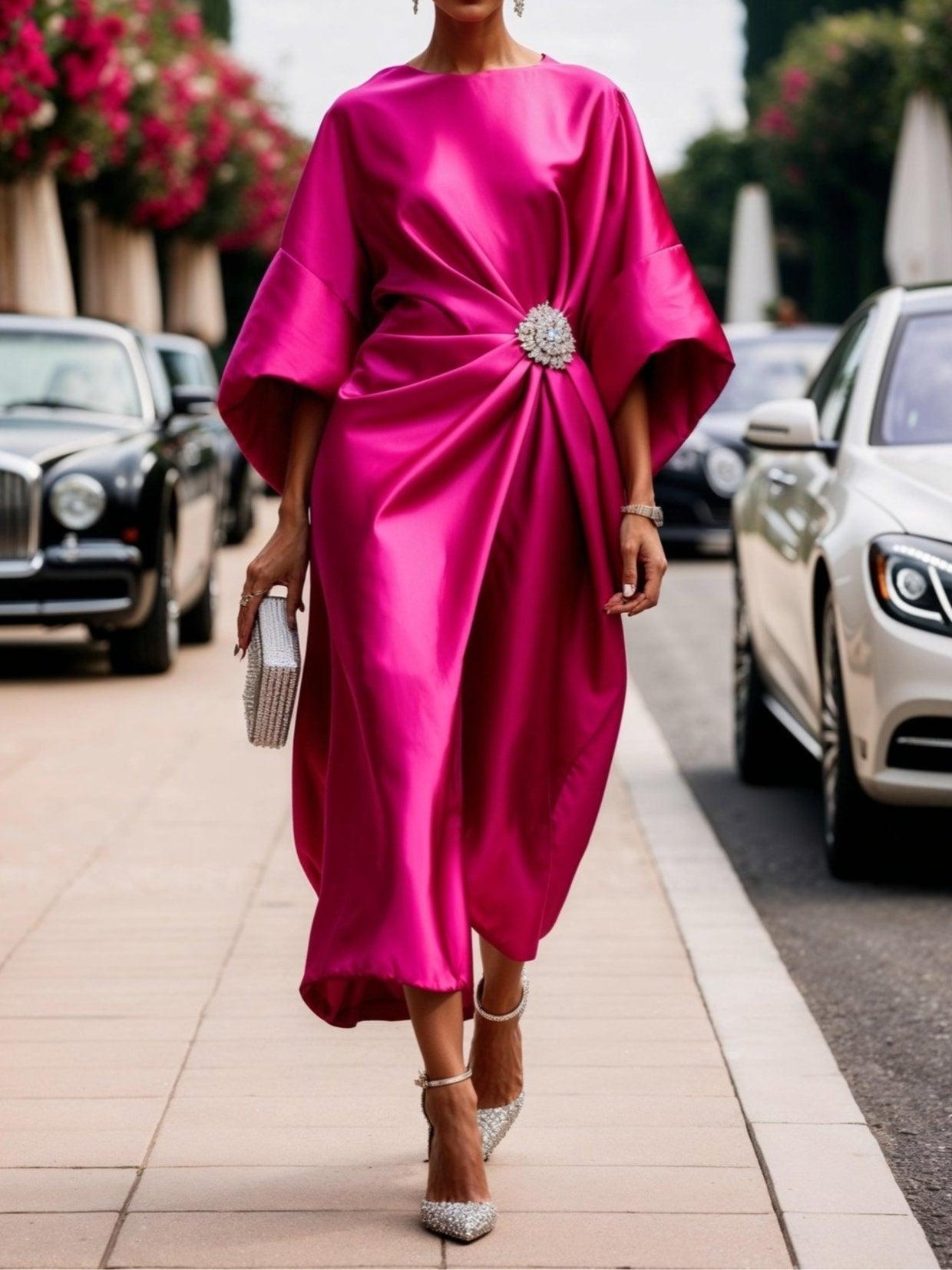 Élise | Timeless Knit Elegance Midi Dress