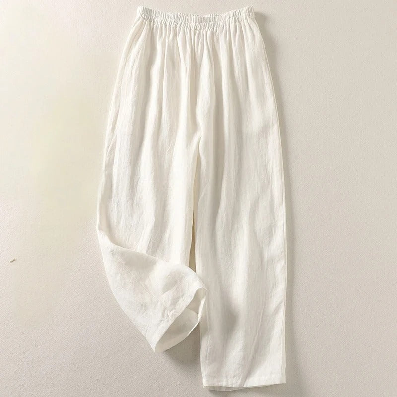 Colette | Relaxed Wide-Leg Cotton Pants