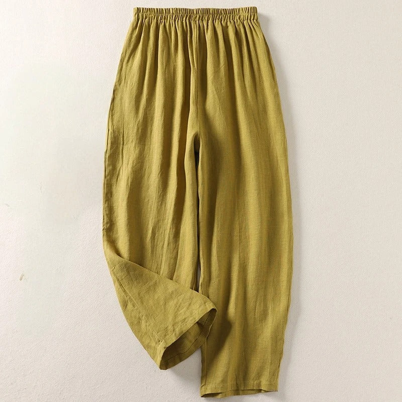 Colette | Relaxed Wide-Leg Cotton Pants