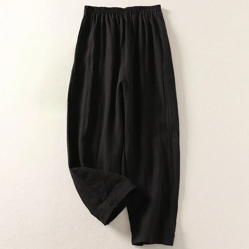 Colette | Relaxed Wide-Leg Cotton Pants