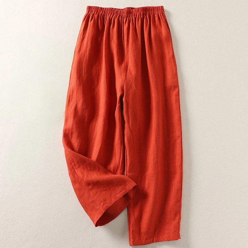 Colette | Relaxed Wide-Leg Cotton Pants