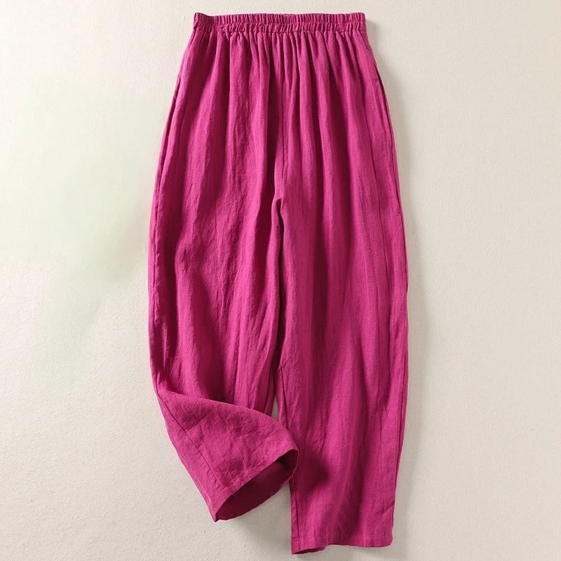 Colette | Relaxed Wide-Leg Cotton Pants