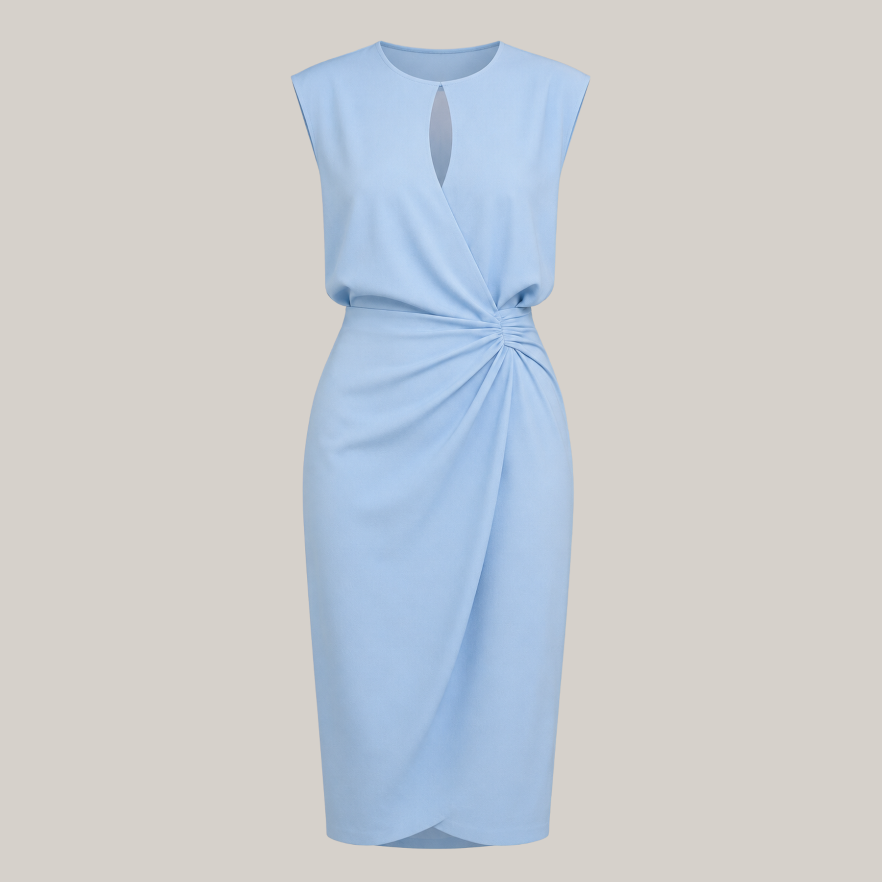 Aurélie | Gracefully Draped Midi Dress