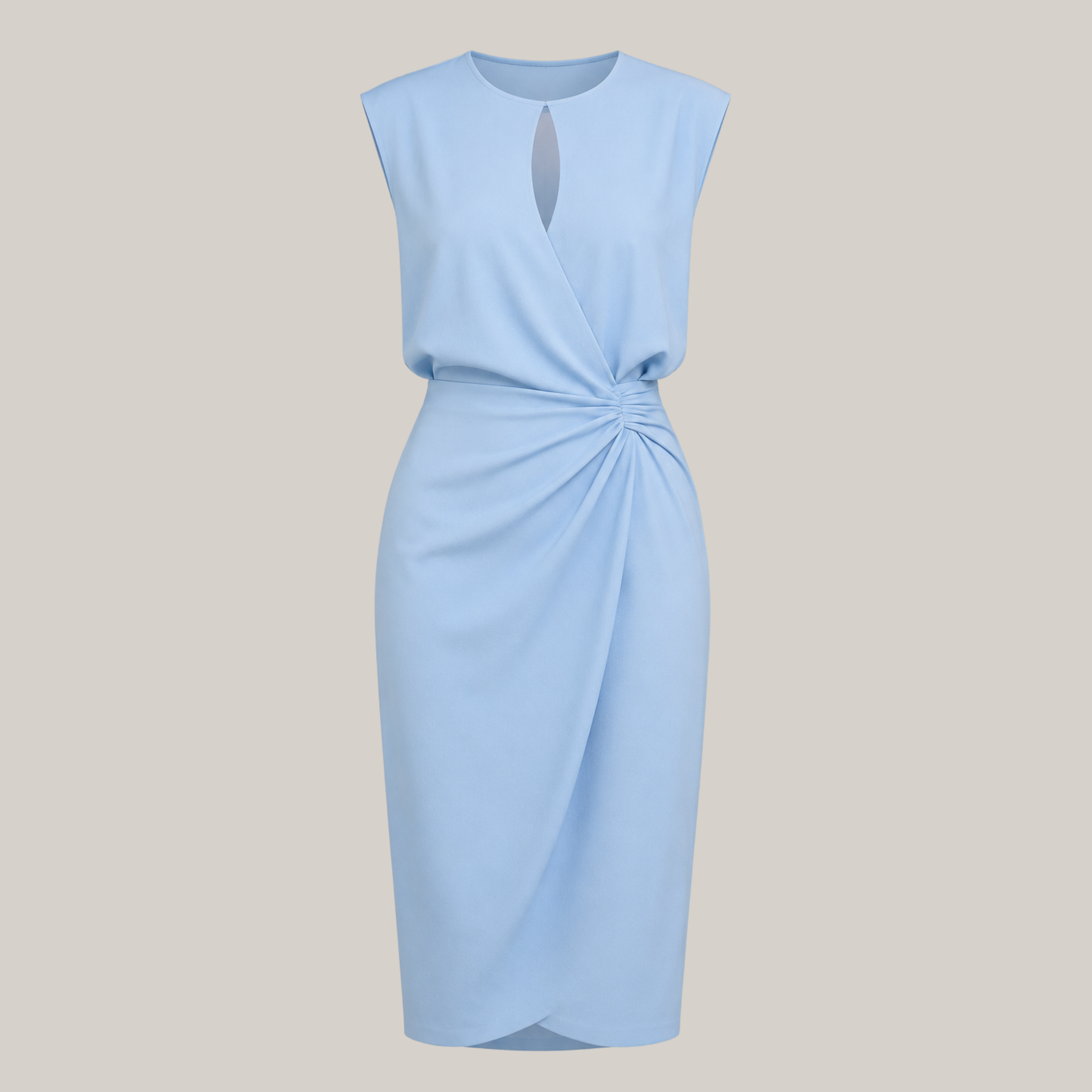 Aurélie | Gracefully Draped Midi Dress