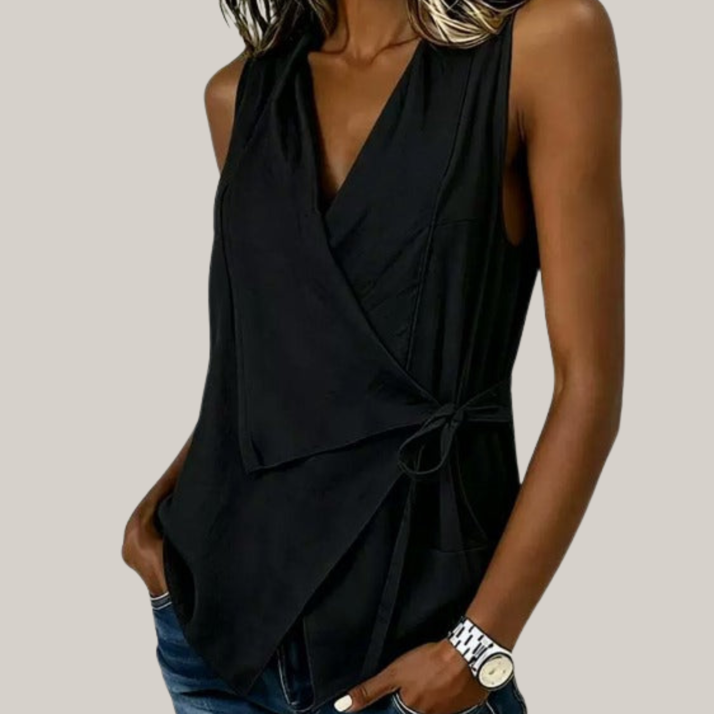 Aurélia | Elegant Wrap Blouse