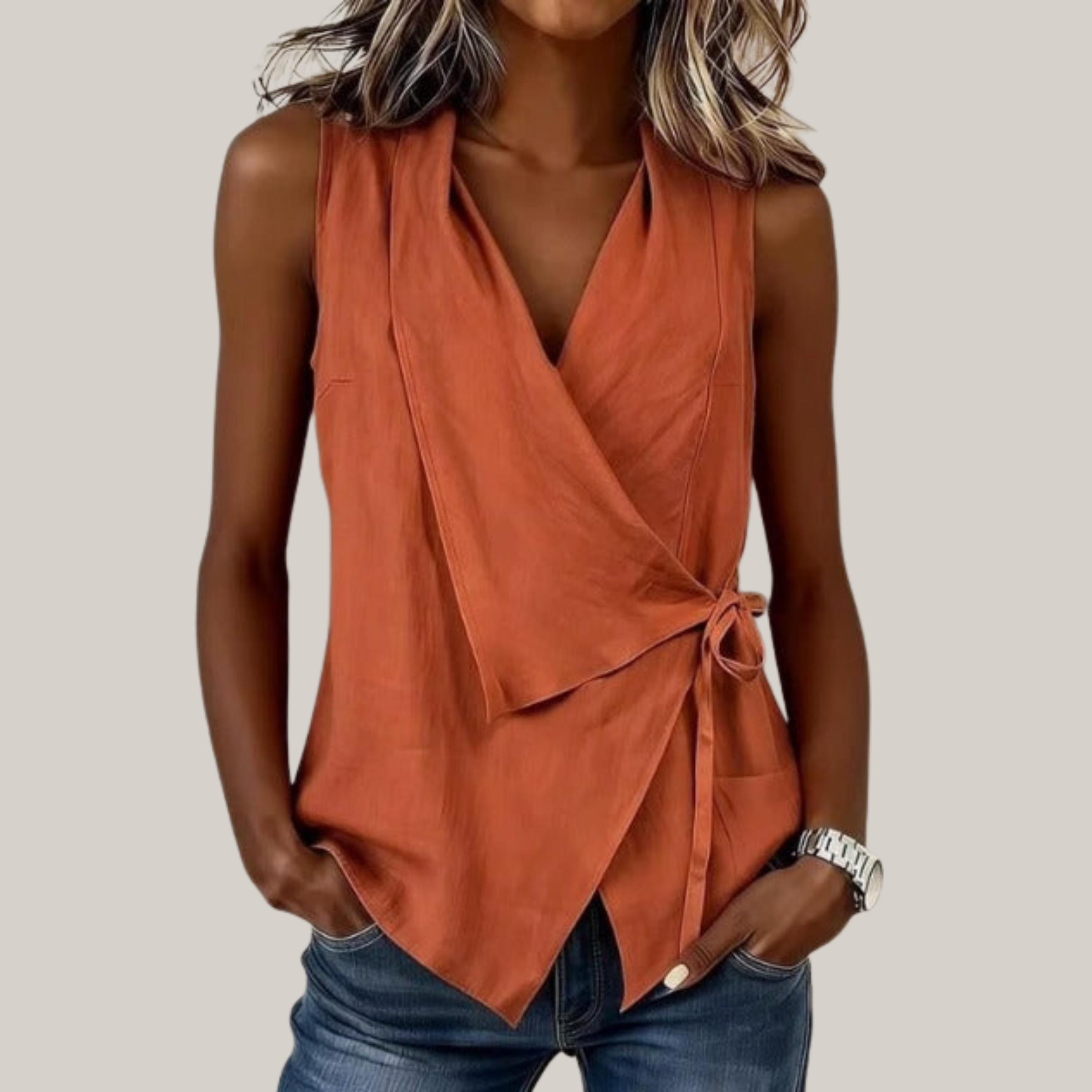 Aurélia | Elegant Wrap Blouse