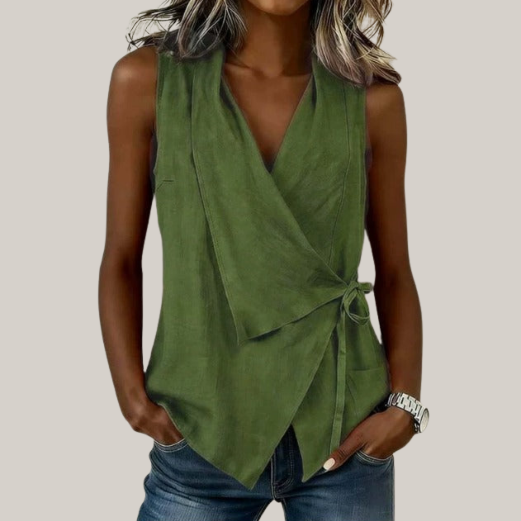 Aurélia | Elegant Wrap Blouse