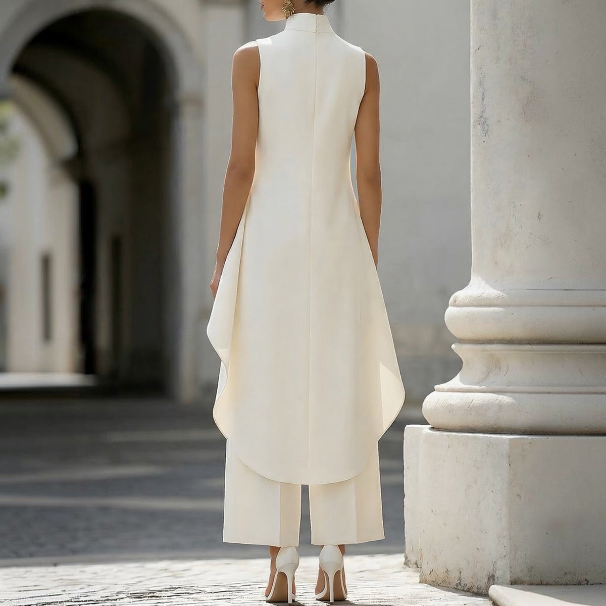 Vivienne™ | Graceful Layered Trouser Set