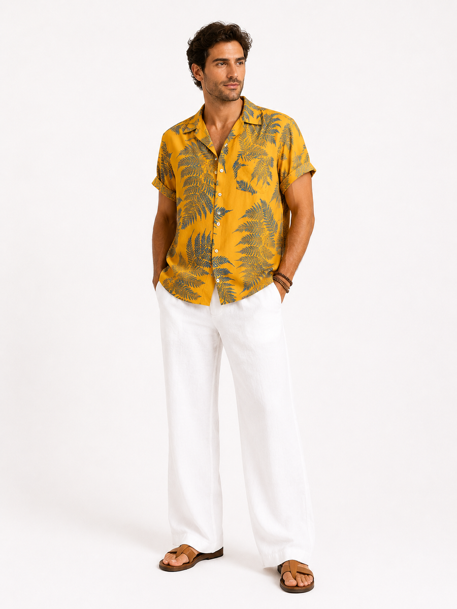 Leonel™ | Tropical Breeze Summer Shirt