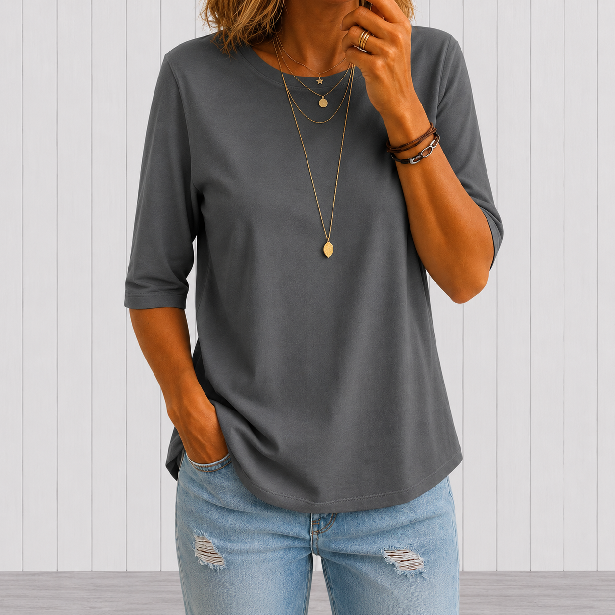 Emily™ | Everyday Comfort Essential Top (Restocked)