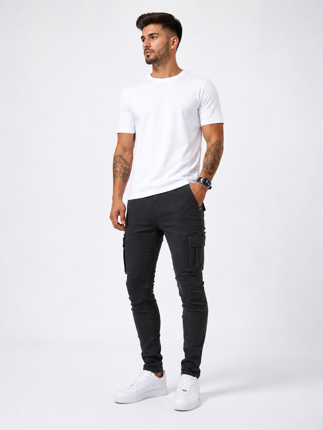 Dylan – Modern Slim Fit Cargo Jeans