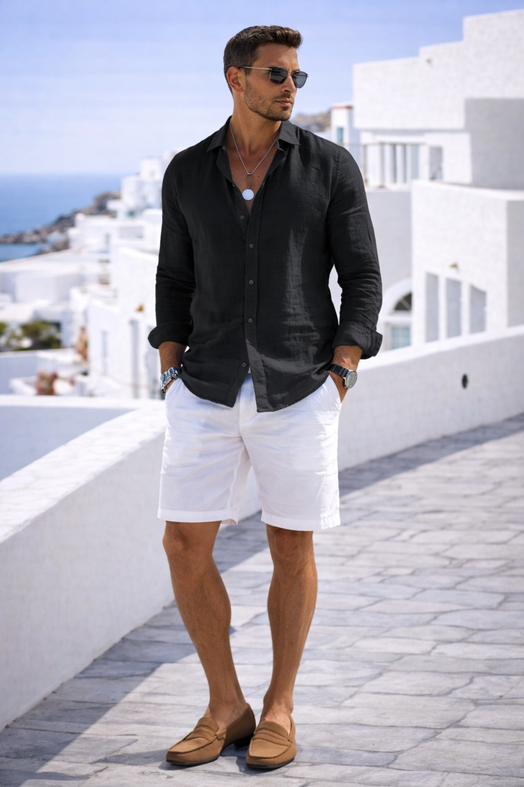 Luca – Lightweight Linen Summer Shirt
