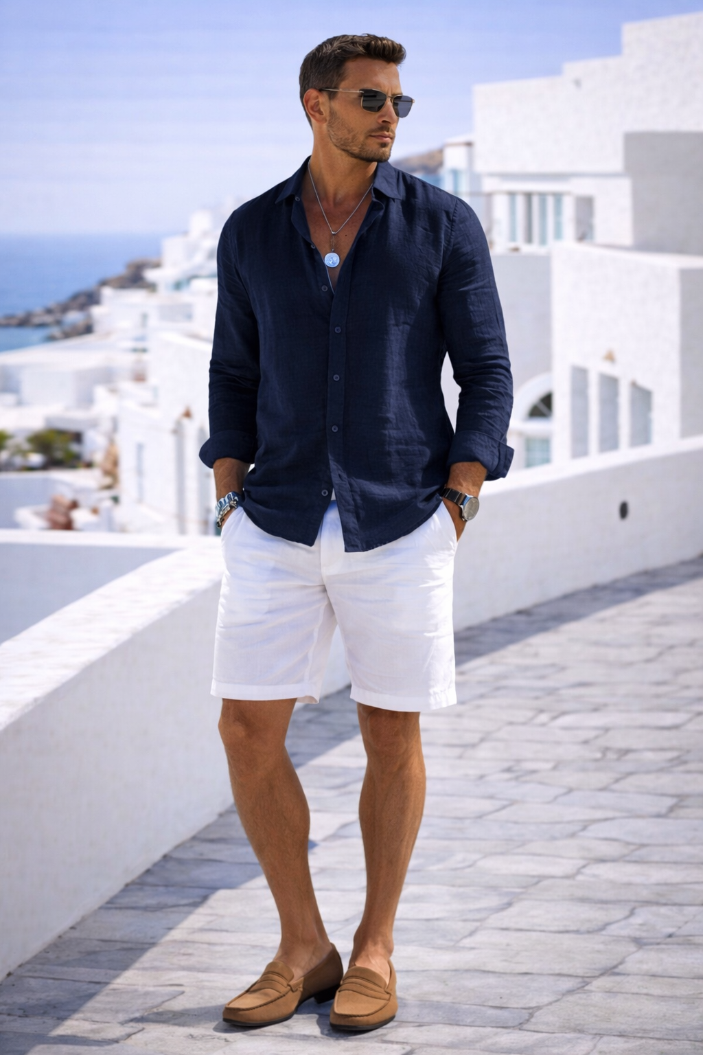 Luca – Lightweight Linen Summer Shirt