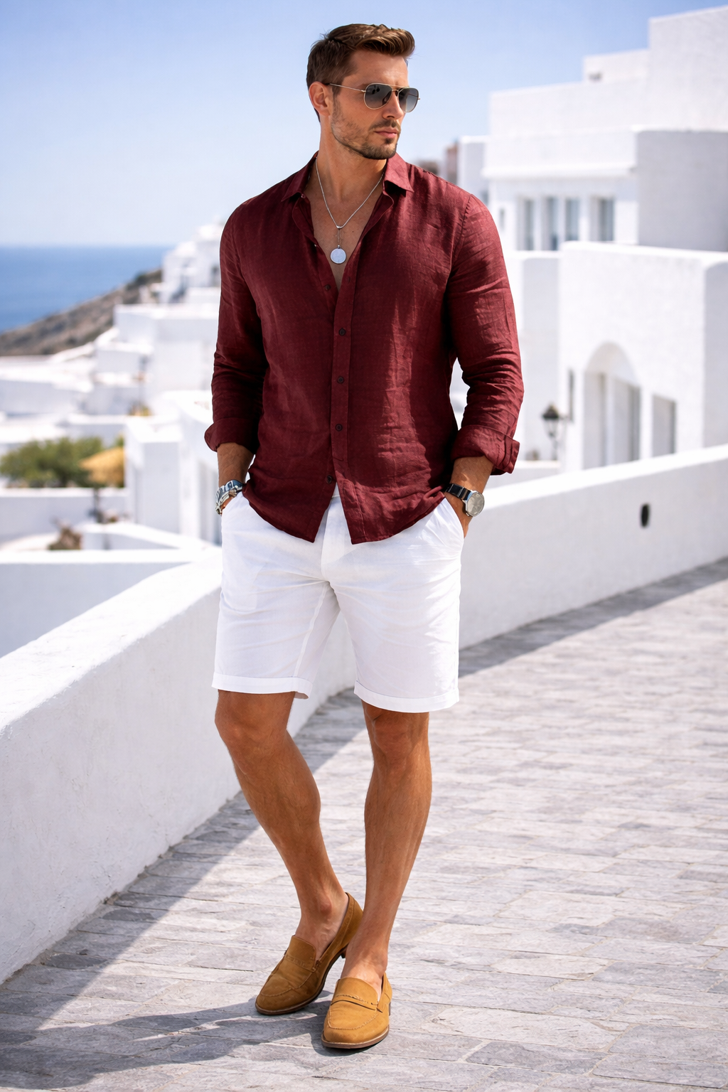 Luca – Lightweight Linen Summer Shirt