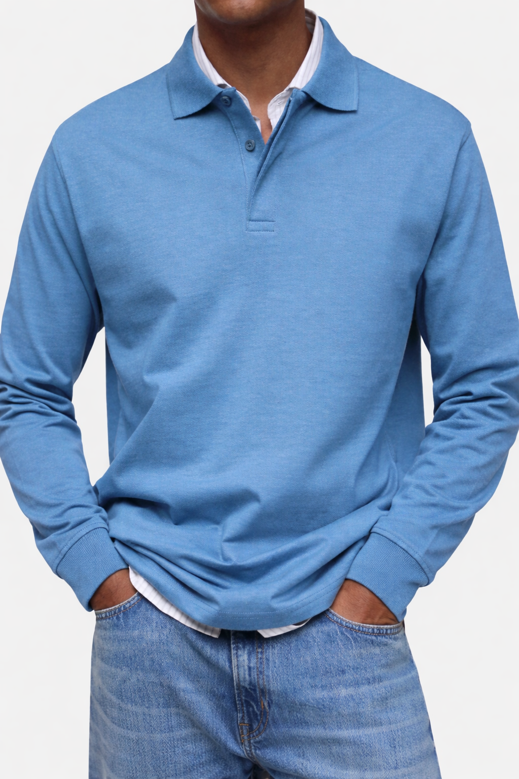Lorenzo -  Luxury Long-Sleeve Polo
