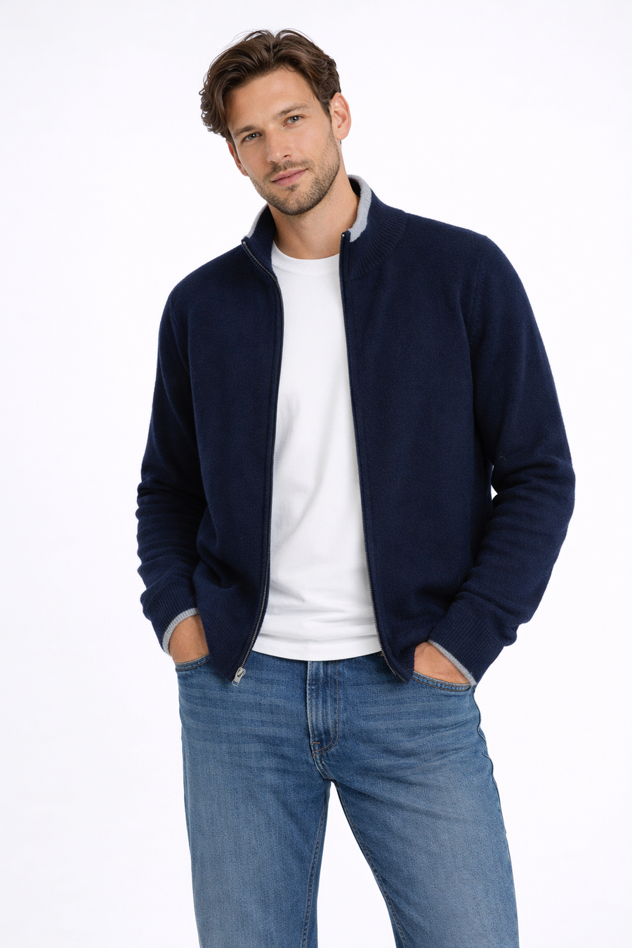 Leon | Signature Zip-Up Knit Vest