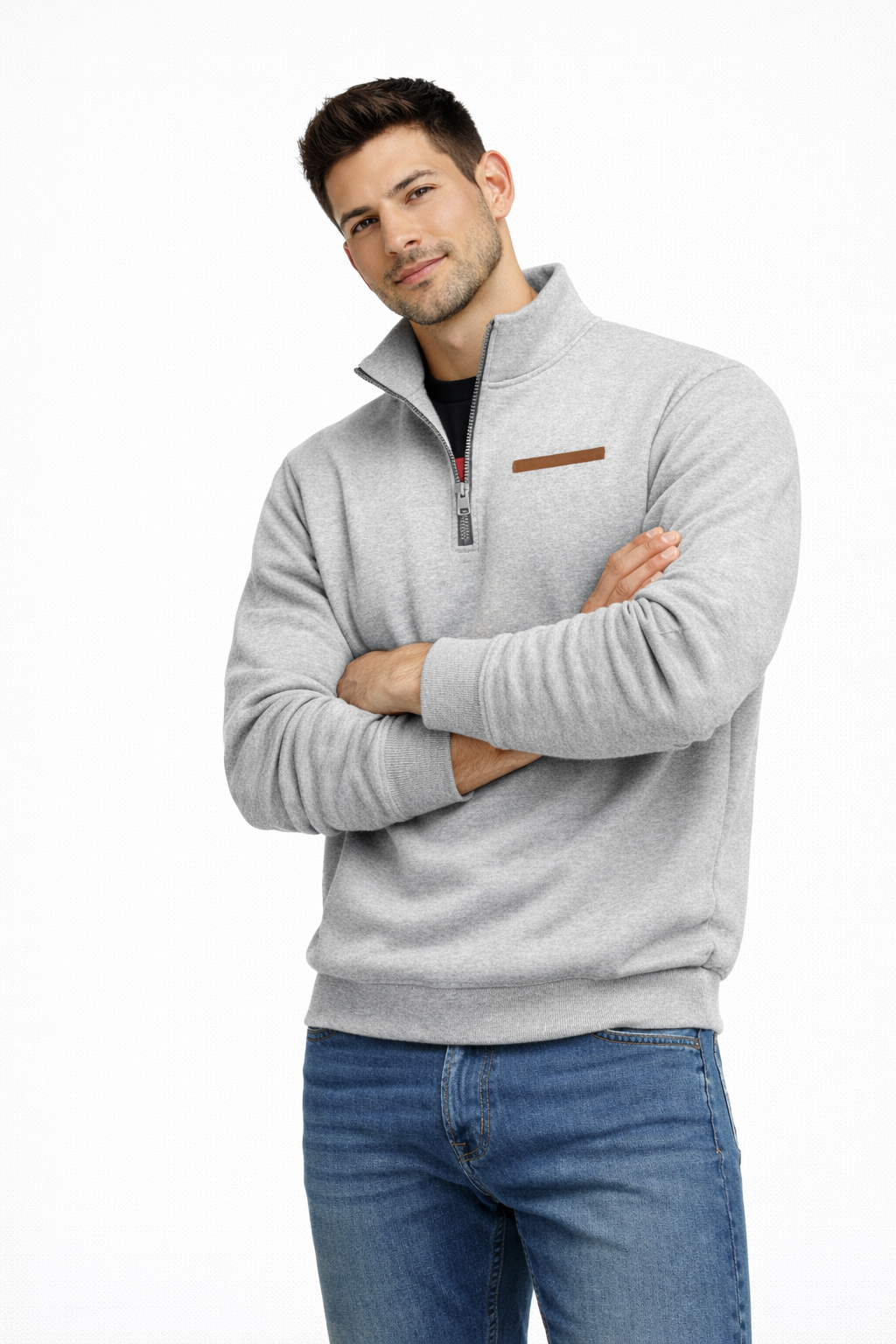 Timor | Clean Line Half-Zip Sweater