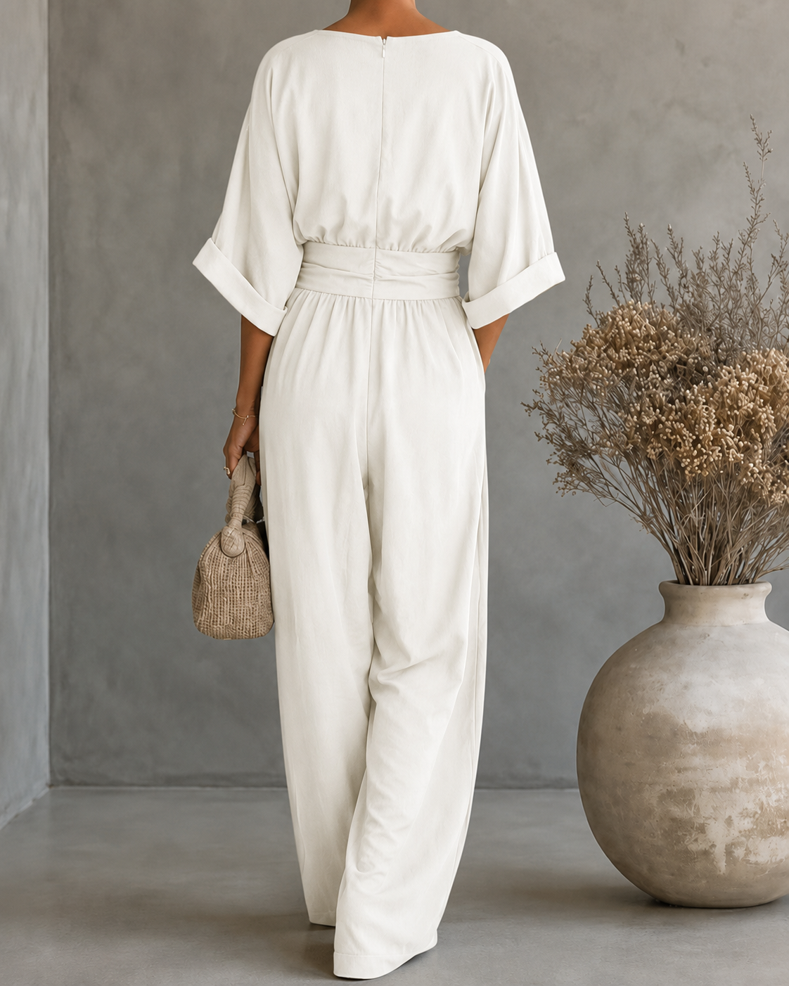 Élodie™ | Timeless Elegant Wide-Leg Jumpsuit