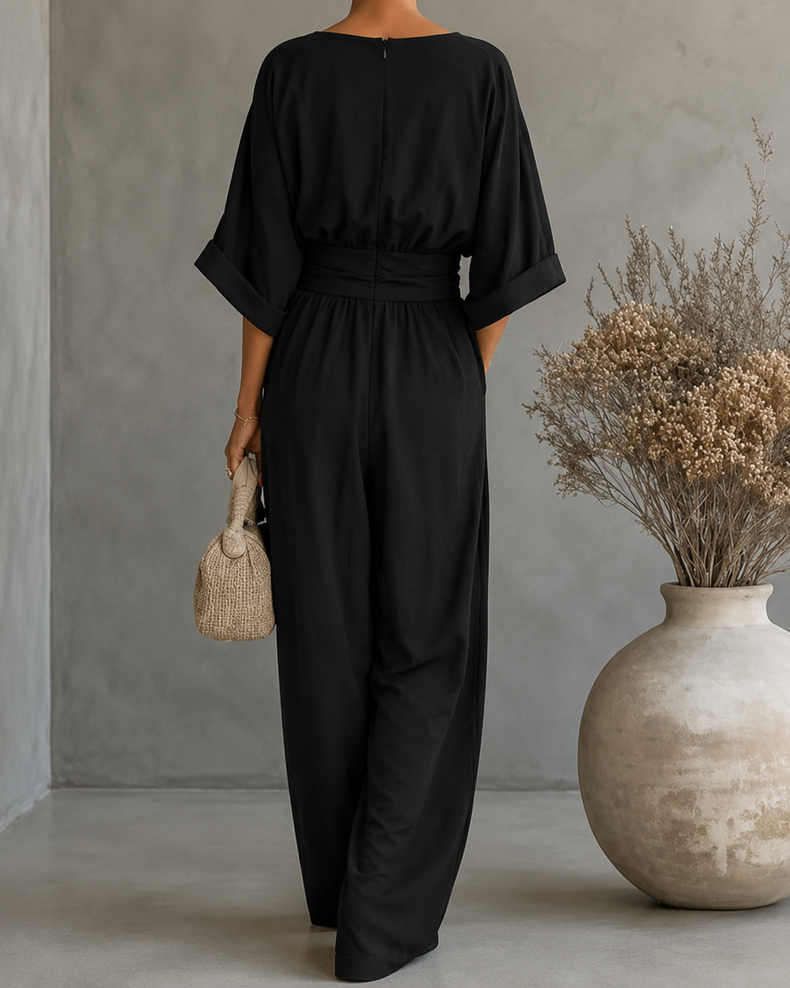 Élodie™ | Timeless Elegant Wide-Leg Jumpsuit
