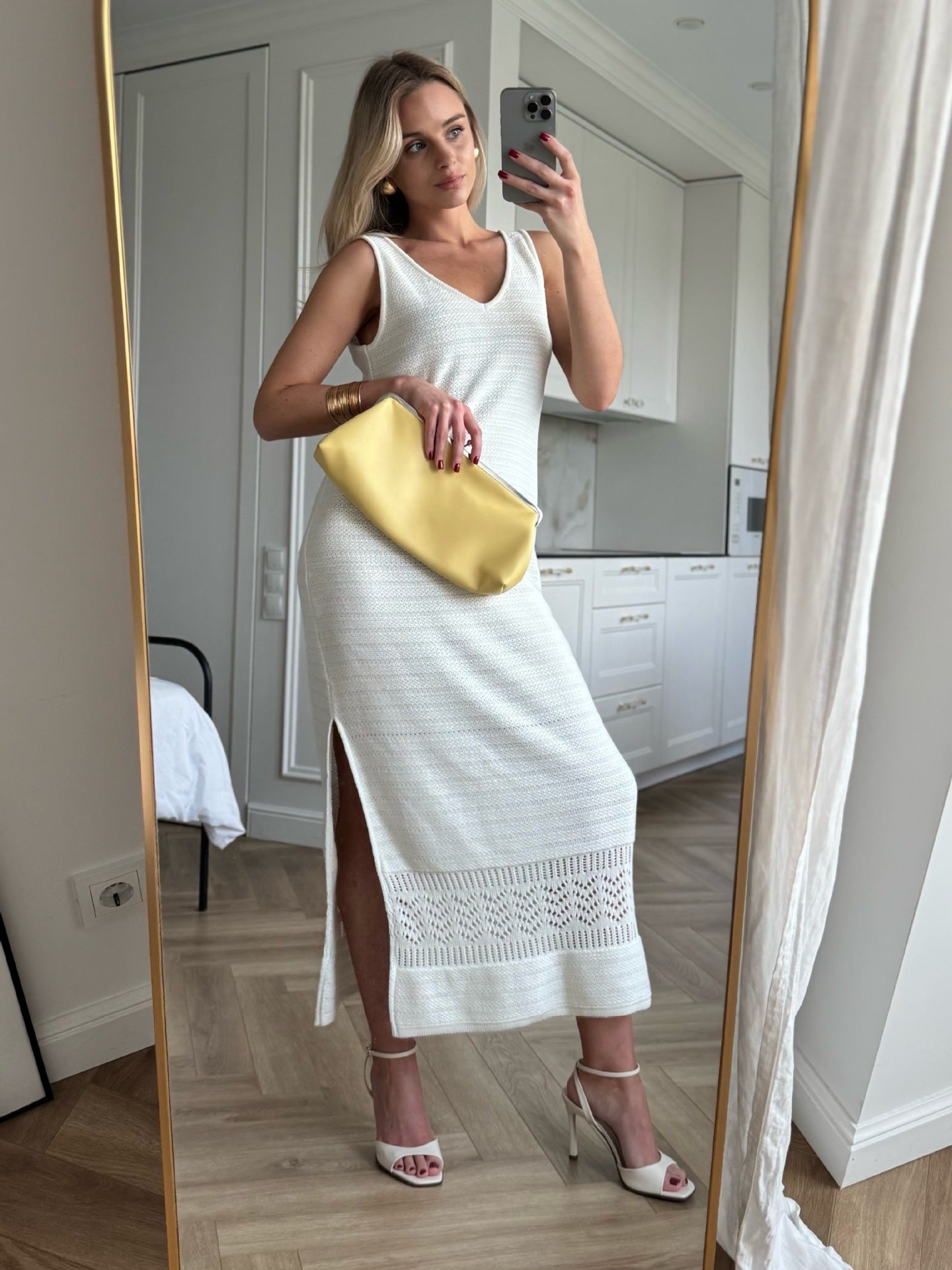 Élise | Timeless Knit Elegance Midi Dress
