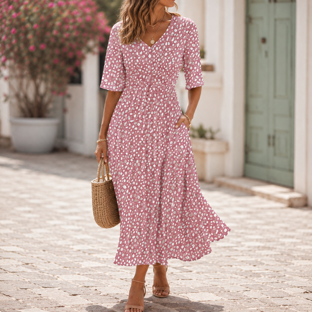 Sophie™ | Graceful Bloom Midi Dress