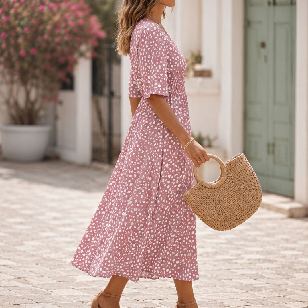 Sophie™ | Graceful Bloom Midi Dress
