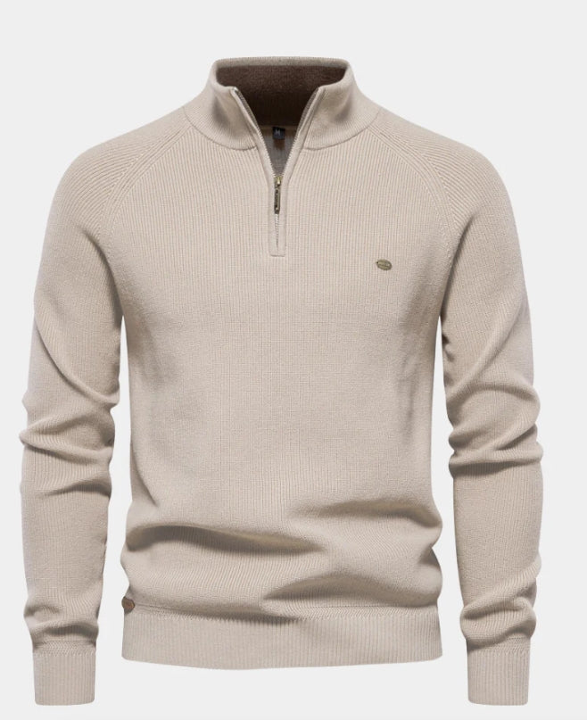 Mitchel - Arlo Clean Zip Sweater