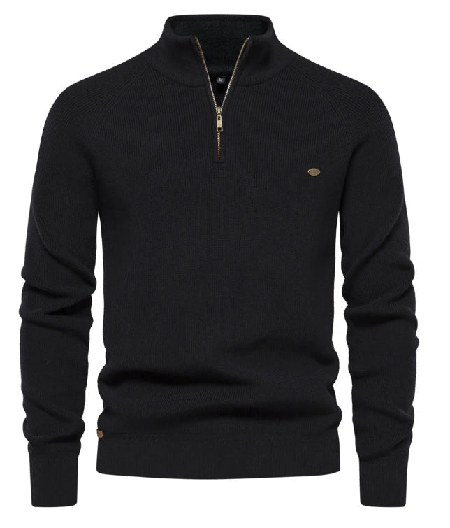 Mitchel - Arlo Clean Zip Sweater