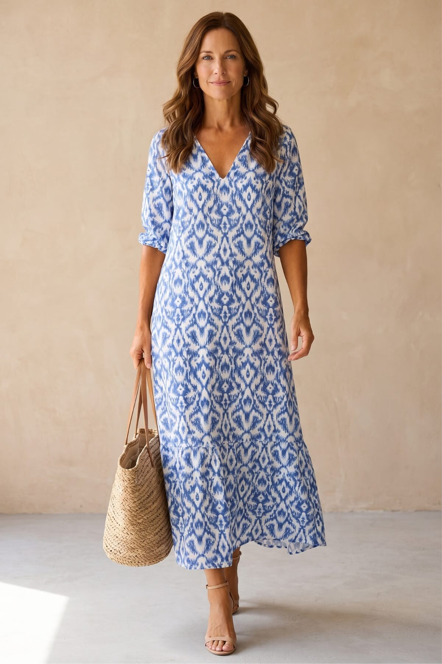 Isabelle | Graceful Coastal Maxi Dress