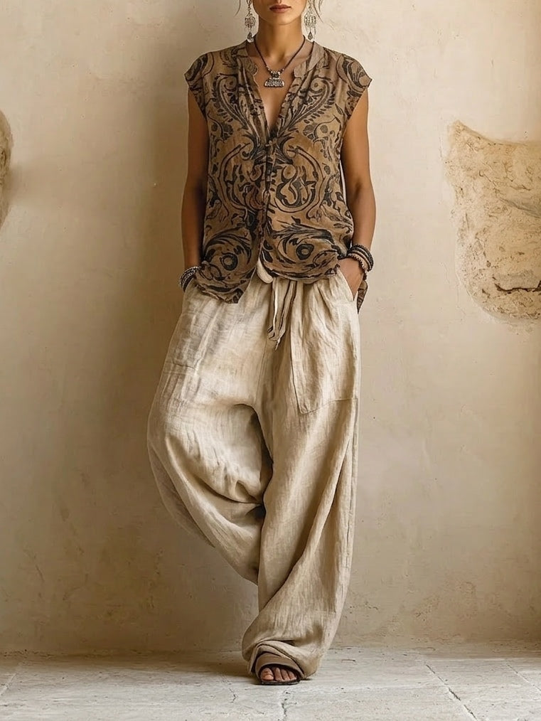 Colette | Timeless Linen Three-Piece Set
