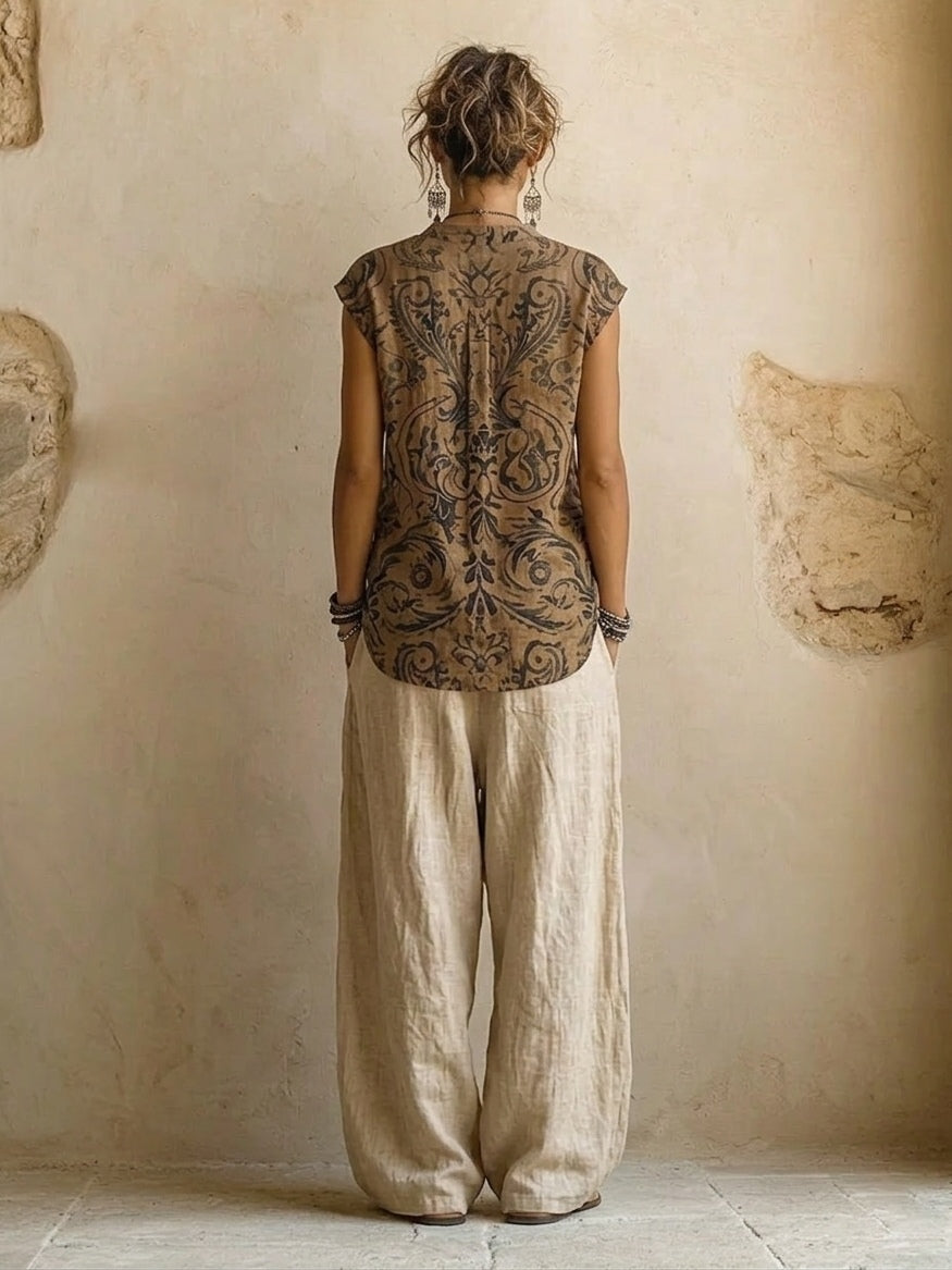 Colette | Timeless Linen Three-Piece Set