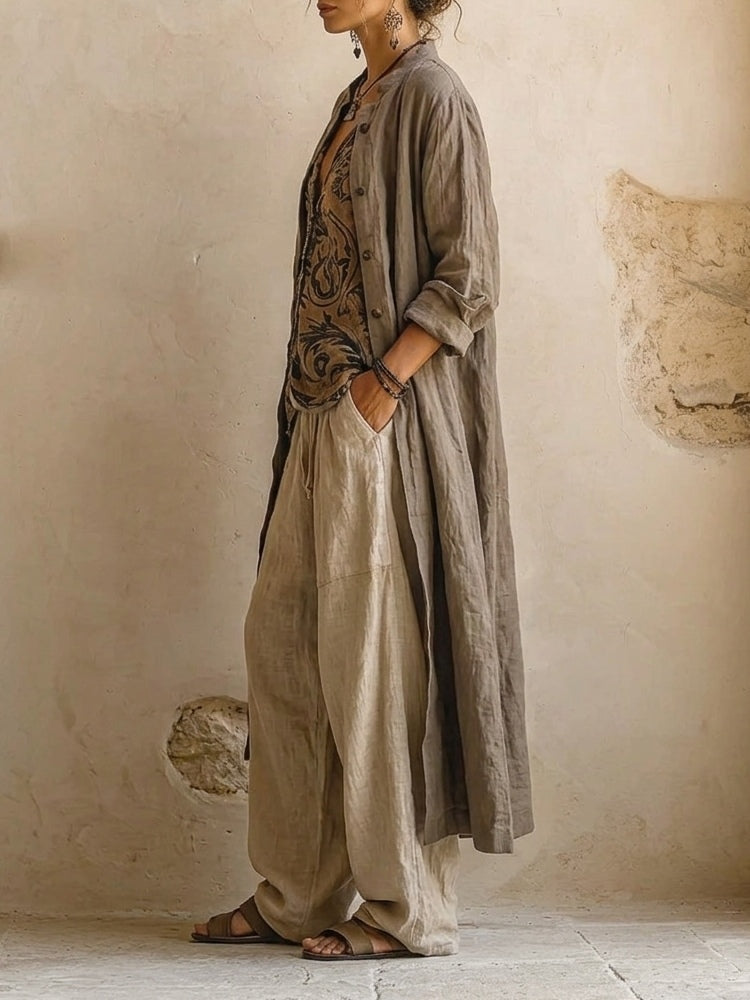 Colette | Timeless Linen Three-Piece Set