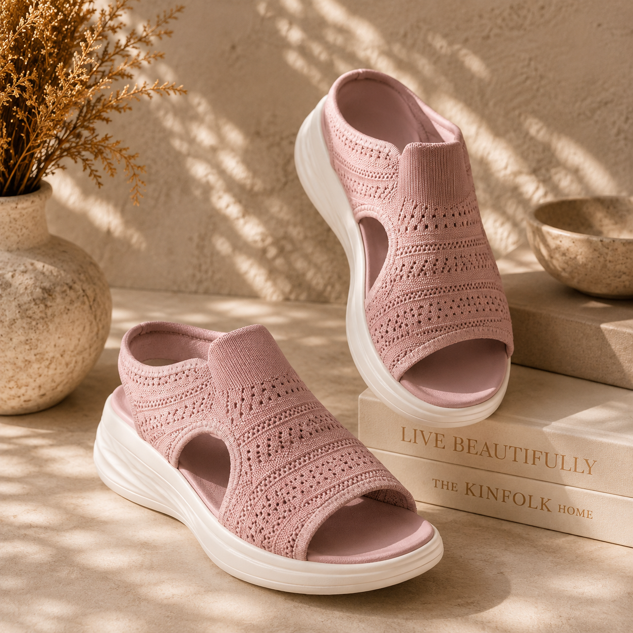 Claire™ | Cloud Comfort Knit Sandals