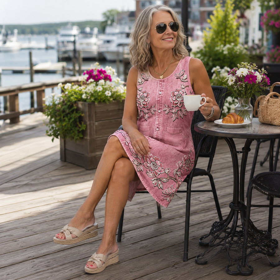 Jane - Soft Denim Dress