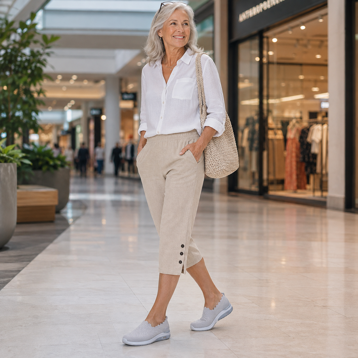 Olivia™ | Coastal Comfort Capri Pants