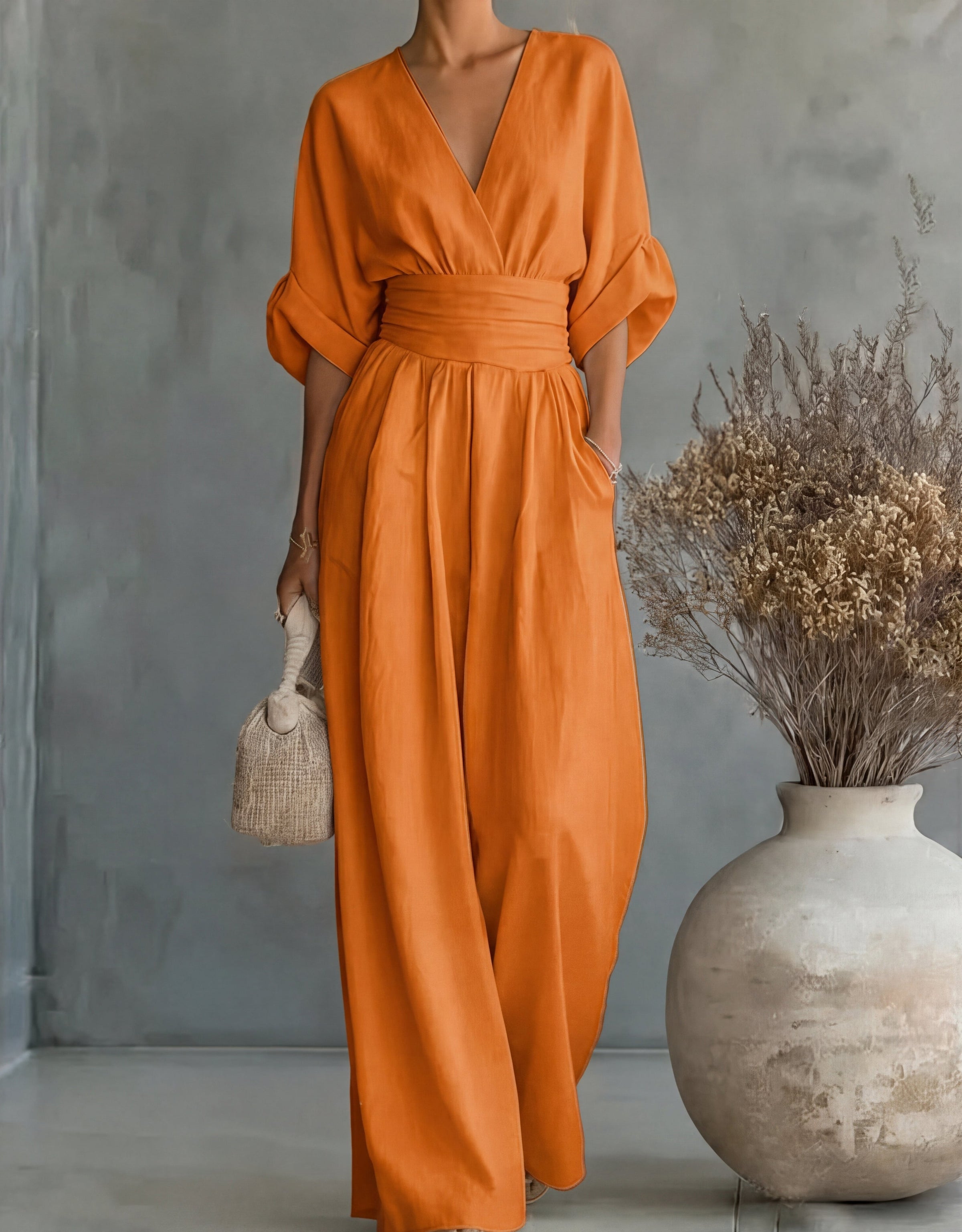 Élodie™ | Timeless Elegant Wide-Leg Jumpsuit