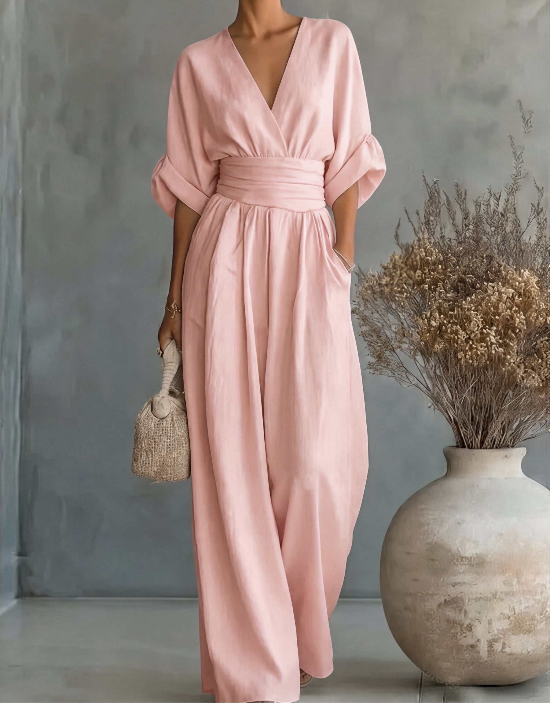 Élodie™ | Timeless Elegant Wide-Leg Jumpsuit