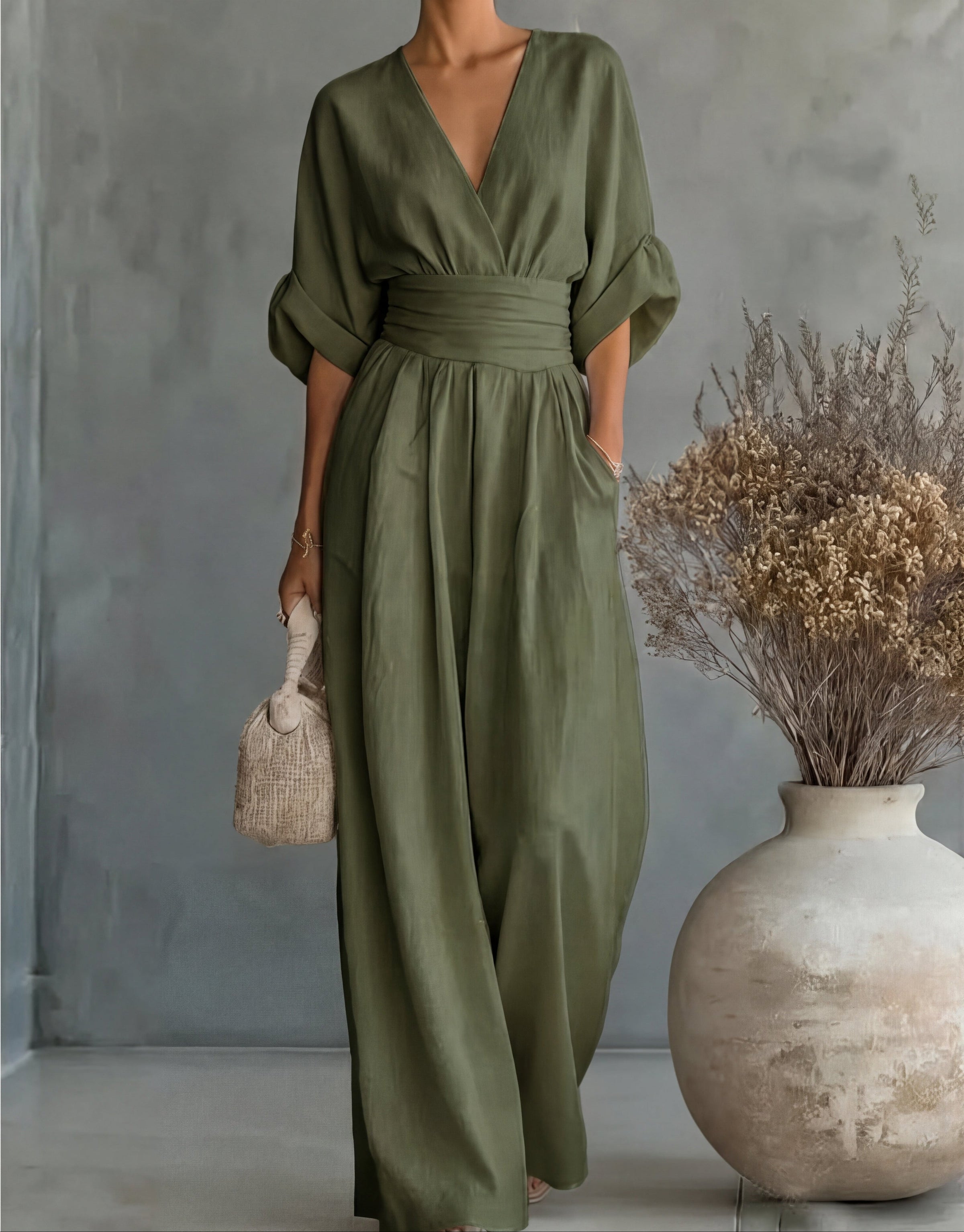 Élodie™ | Timeless Elegant Wide-Leg Jumpsuit