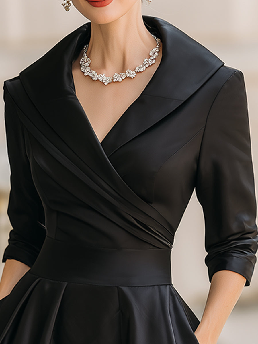 Charlotte™ | Elegant Wrap Midi Dress