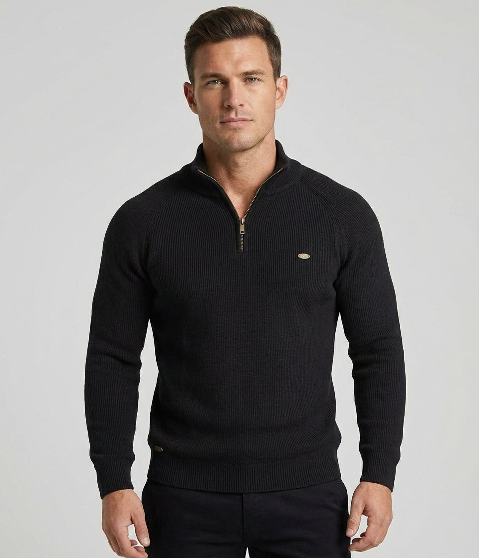 Mitchel - Arlo Clean Zip Sweater