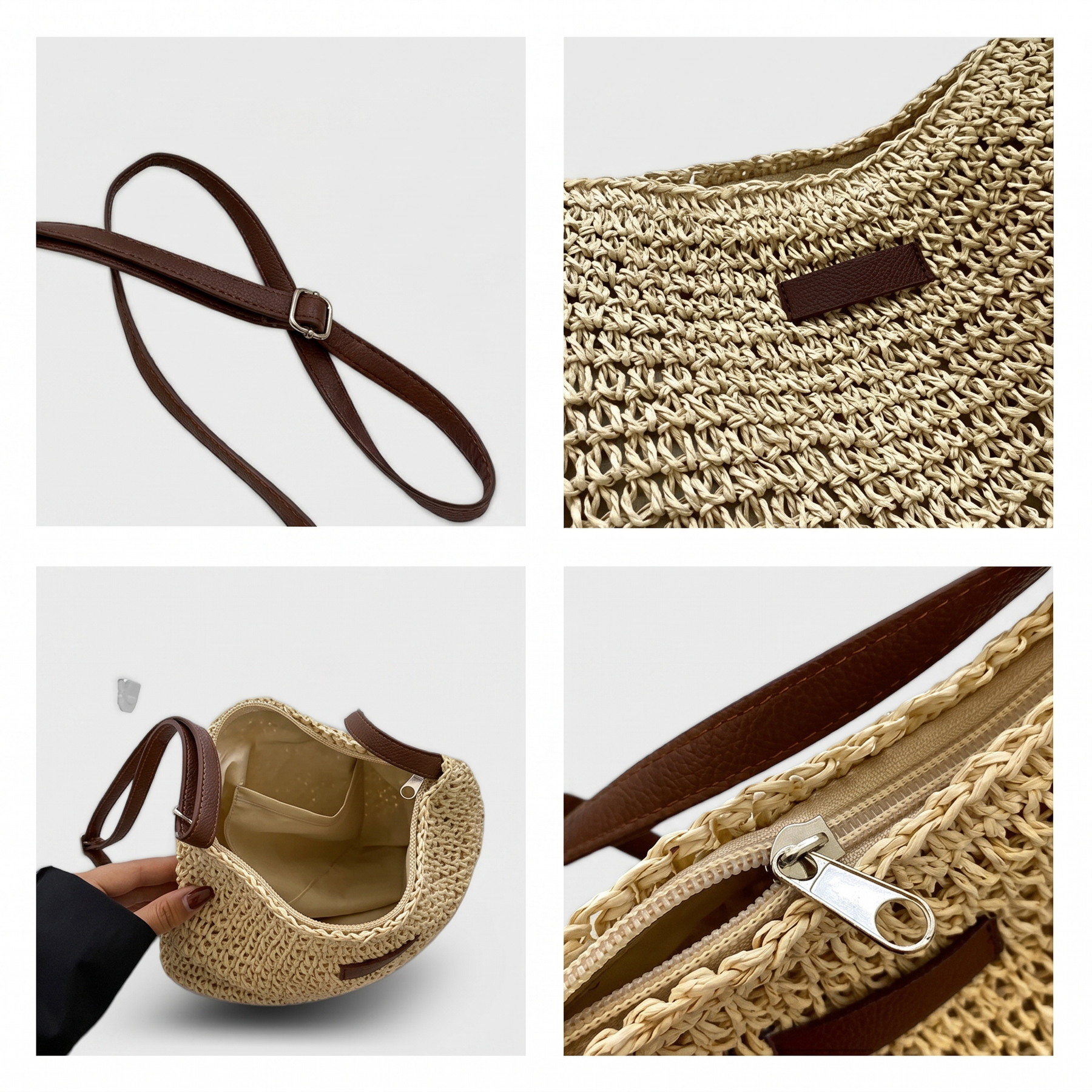 Sophie™ | Coastal Woven Shoulder Bag