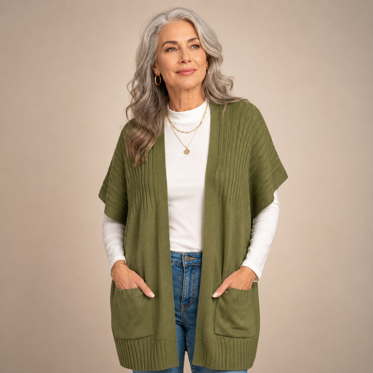 Charlotte | Cozy Knit Pocket Cardigan