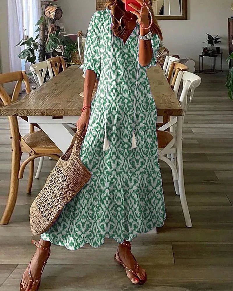 Isabelle | Graceful Coastal Maxi Dress